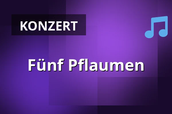 Fünf Pflaumen — Jupiter klub, Velké Meziříčí