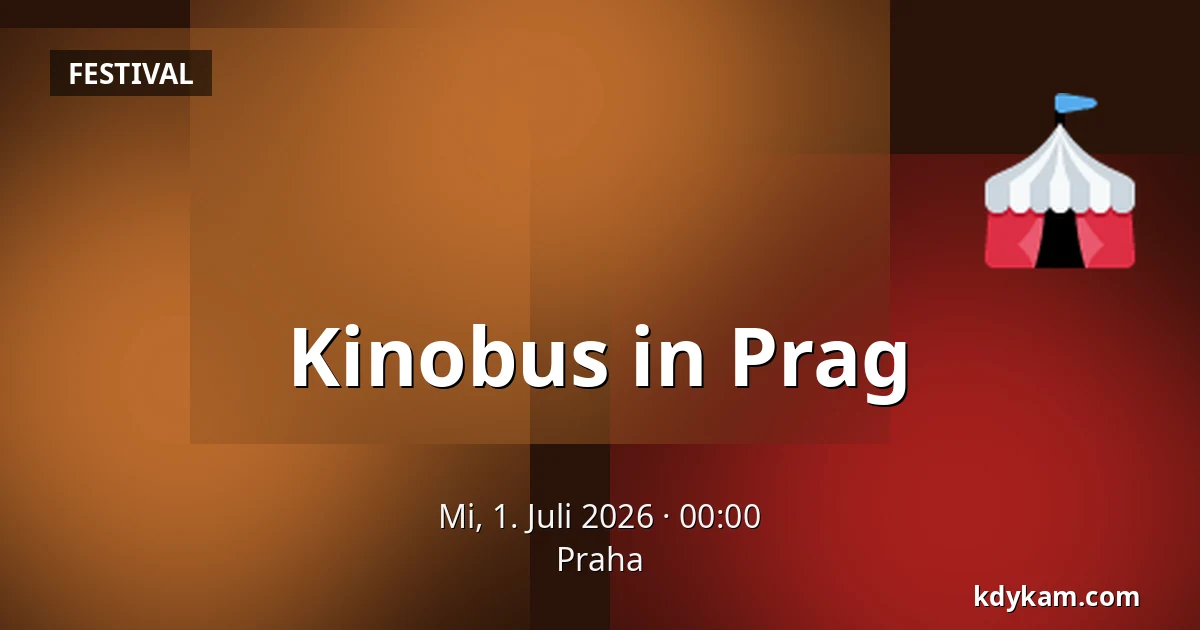 Kinobus durch Prag — Prag
