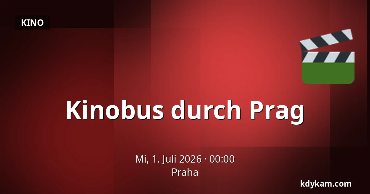 Kinobus durch Prag — Prag