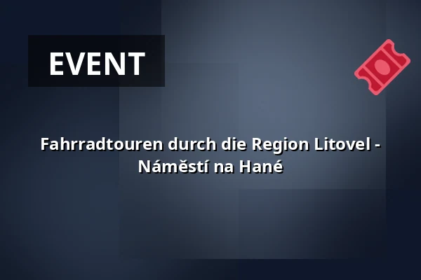 Fahrradtouren durch die Region Litovel - Náměstí na Hané — Velký sál Záložny, Litovel