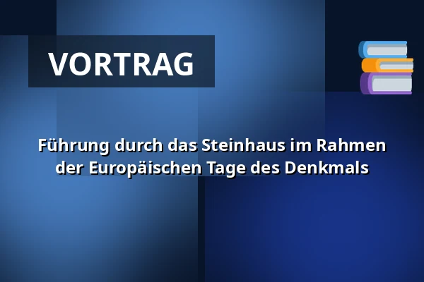 Führung durch das Steinhaus im Rahmen der Europäischen Tage des Denkmals — České muzeum stříbra, Kutná Hora