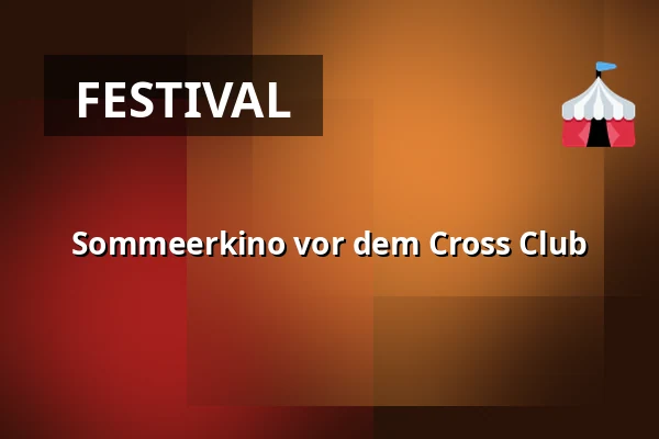 Sommeerkino vor dem Cross Club — Cross Club, Prag