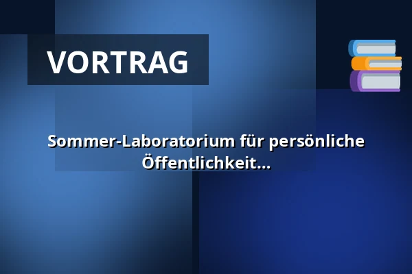 Sommer-Laboratorium für persönliche Marke - Umgang mit Negativität in der Öffentlichkeit — Vesna, Brünn