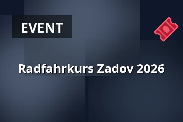 Radfahrkurs Zadov 2026 — Kulturní dům, Čepřovice