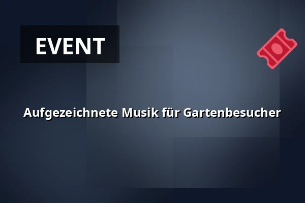 Aufgezeichnete Musik für Gartenbesucher — Úřad městské části Brno-střed, Brünn