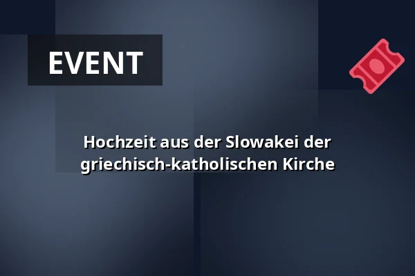 Hochzeit aus der Slowakei der griechisch-katholischen Kirche — Kostel sv. Mikuláše, Znojmo