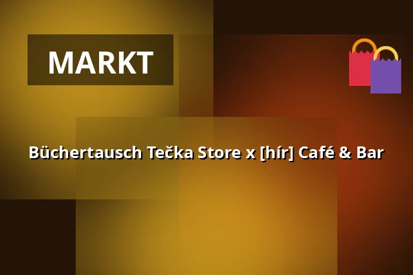 Büchertausch Tečka Store x [hír] Café & Bar — Hustopeče, Břeclav