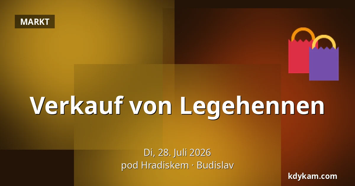 Verkauf von Legehennen — Pod Hradiskem, Budislav