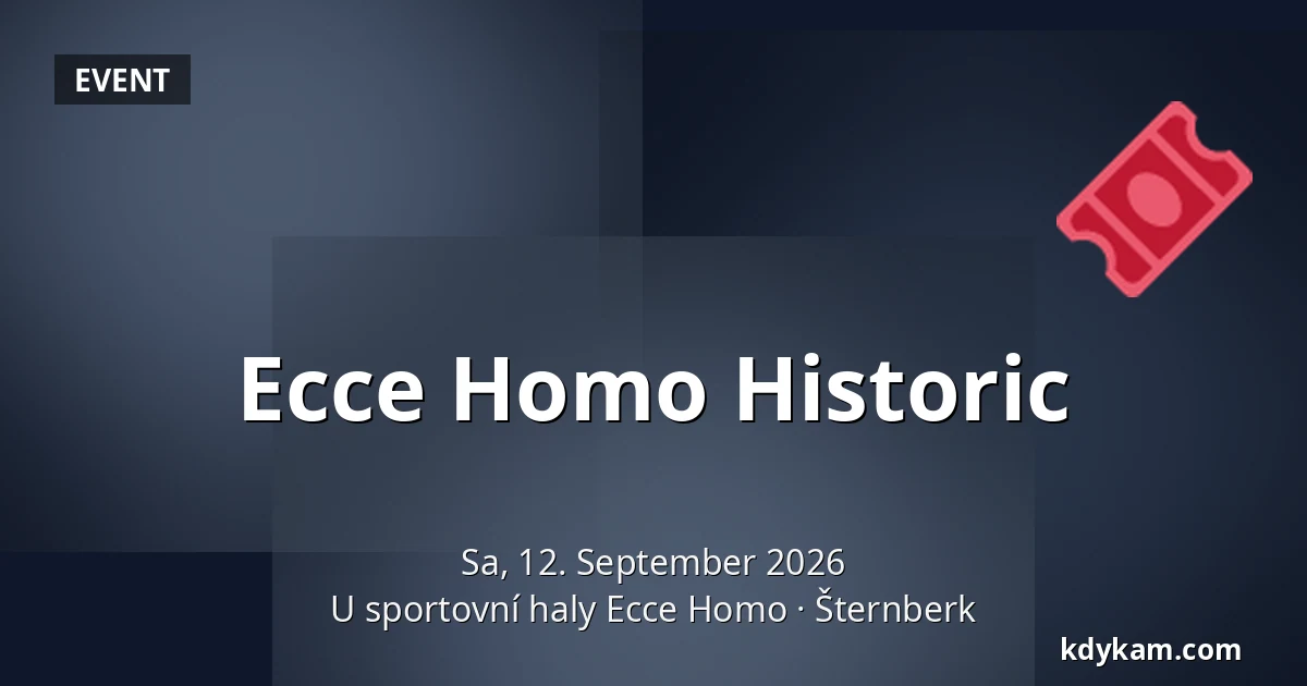 Ecce Homo Historic — Bei der Ecce Homo Sporthalle, Šternberk
