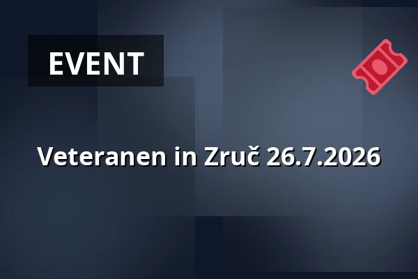 Veteranen in Zruč 26.7.2026 — Zručský Dvůr, Zruč nad Sázavou