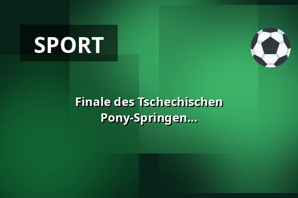 Finale des Tschechischen Pokal-Meisterschaften Pony-Dressur und Pony-Springen 2026 — Equine sport center Olomouc, Olmütz
