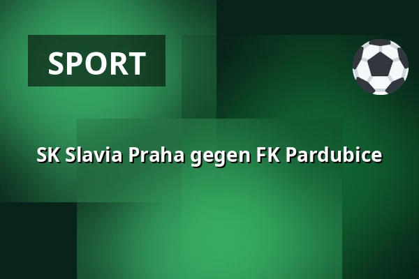 SK Slavia Praha gegen FK Pardubice — Stadion Eden, Prag