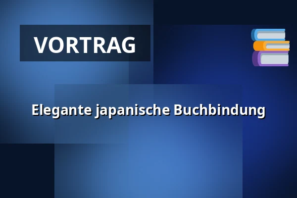 Elegante japanische Buchbindung — Multifunkční sál Dřevník, Broumov