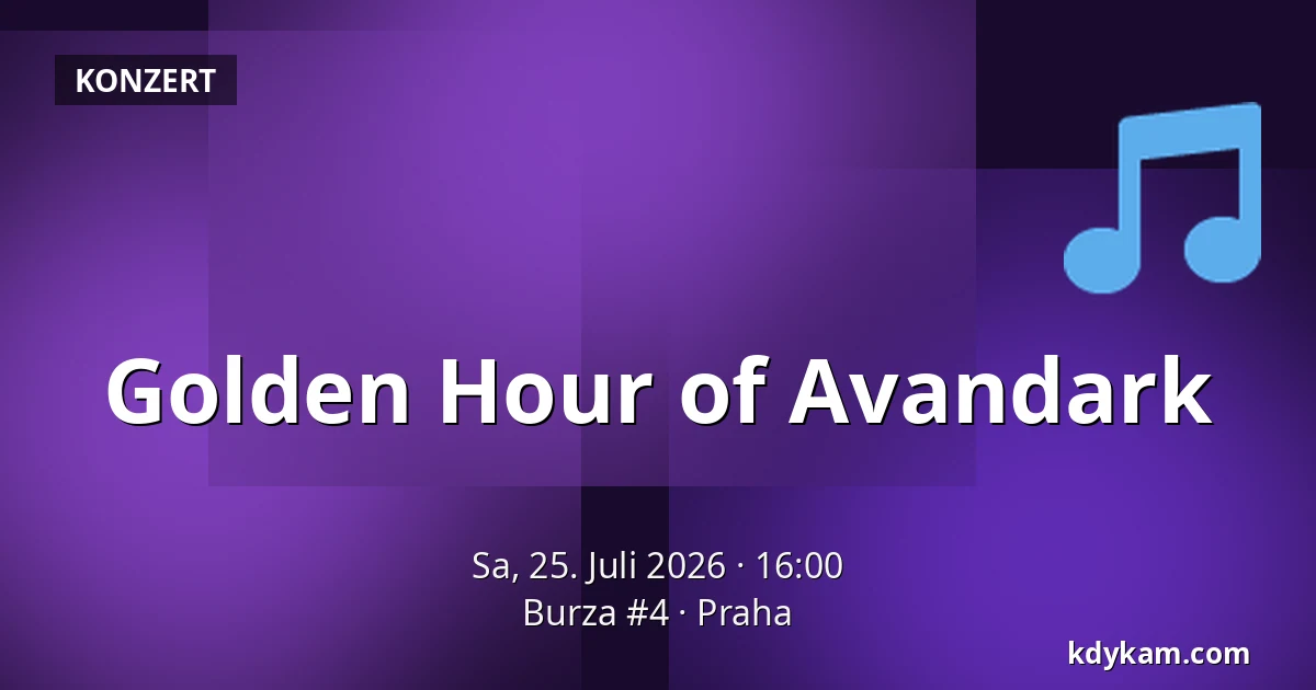 Golden Hour of Avandark — Burza #4, Prag