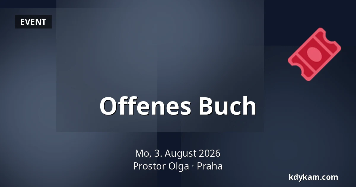 Offenes Buch — Prostor Olga, Prag