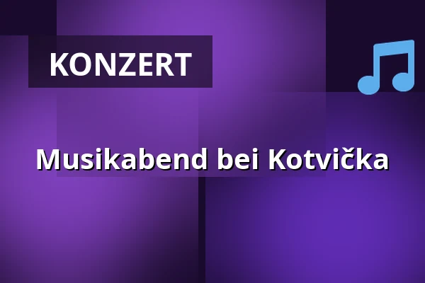 Musikabend bei Kotvička — Jupiter klub, Velké Meziříčí