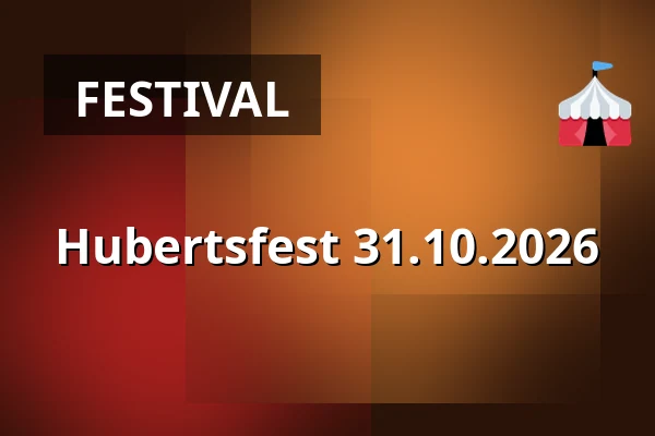 Hubertsfest 31.10.2026 — Zámek, Plumlov
