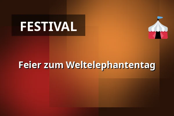 Feier zum Weltelephantentag — Zoologischer Garten Prag, Prag