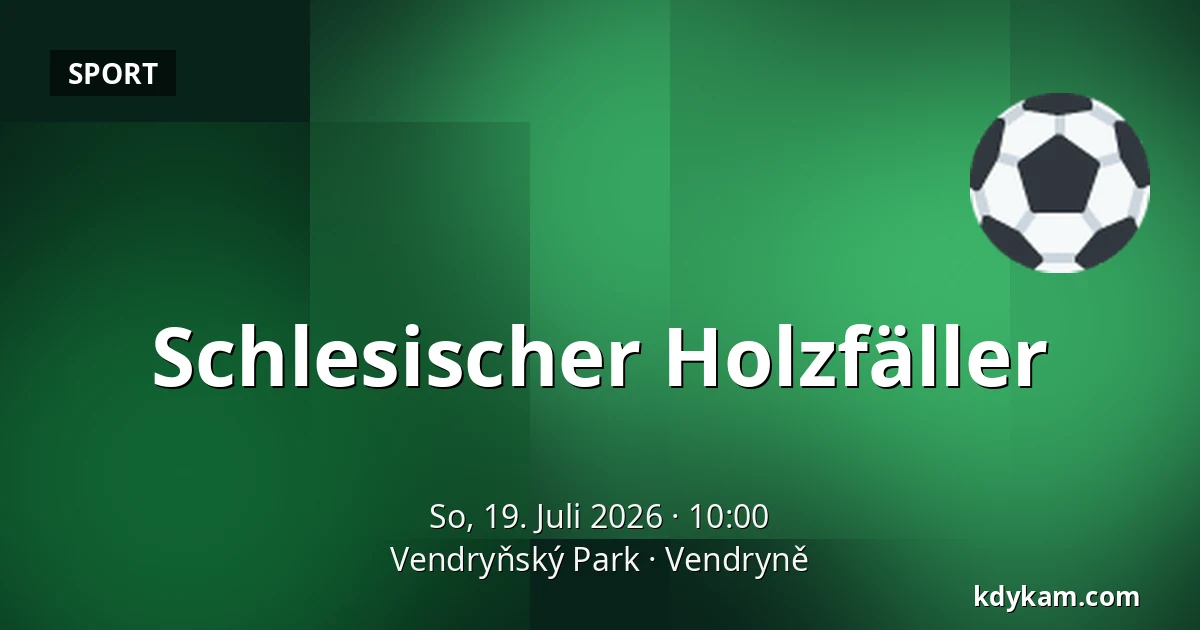 Schlesischer Holzfäller — Park Vendryně, Vendryně