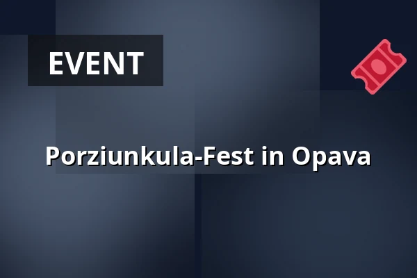 Porziunkula-Fest in Opava — Biskupství ostravsko-opavské, Ostrau