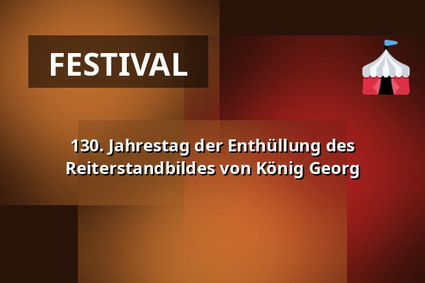 130. Jahrestag der Enthüllung des Reiterstandbildes von König Georg — Poděbrady, Nymburk