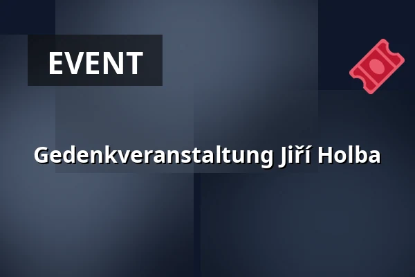 Gedenkveranstaltung Jiří Holba — Sommerkinotheater, Ivanovice na Hané