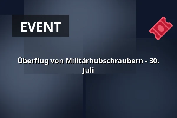 Überflug von Militärhubschraubern - 30. Juli — Kohoutovice, Brünn