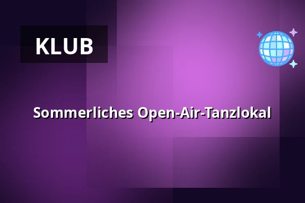 Sommerliches Open-Air-Tanzlokal — Úřad městské části Brno-střed, Brünn
