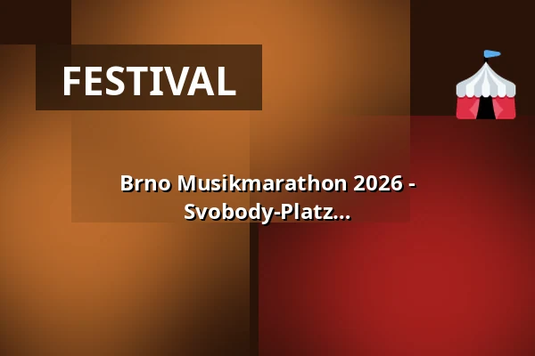 Brno Musikmarathon 2026 - STRASSENLOSES BUSKING - Srub auf dem Svobody-Platz — Úřad městské části Brno-střed, Brünn