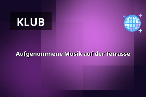Aufgenommene Musik auf der Terrasse — Úřad městské části Brno-střed, Brünn
