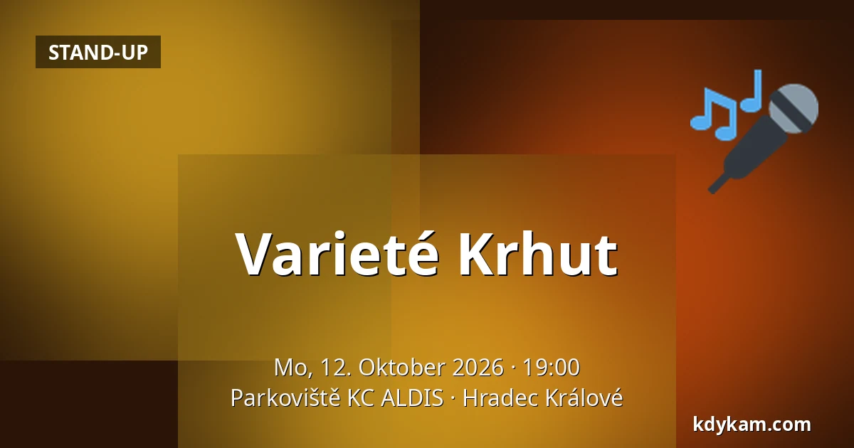 Varieté Krhut — Parkoviště KC ALDIS, Königgrätz