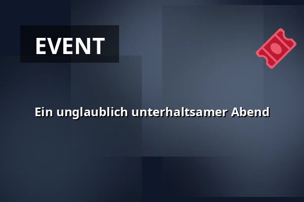 Ein unglaublich unterhaltsamer Abend — Dům kultury, Kroměříž