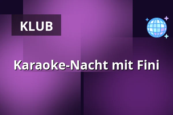 Karaoke-Nacht mit Fini — Heaven club, Prag