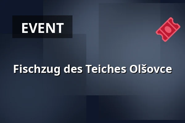Fischzug des Teiches Olšovce — Camp Olšovec Jedovnice, Jedovnice