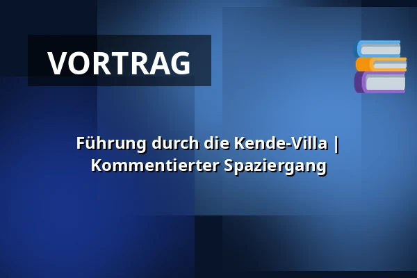 Führung durch die Kende-Villa | Kommentierter Spaziergang — Post Bellum, z. ú., pobočka Paměť národa Jižní Čechy, České Budějovice 1