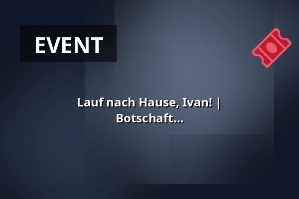 Lauf nach Hause, Ivan! | Gedenkveranstaltung vor der russischen Botschaft — Post Bellum, z. ú., pobočka Paměť národa Jižní Čechy, České Budějovice 1