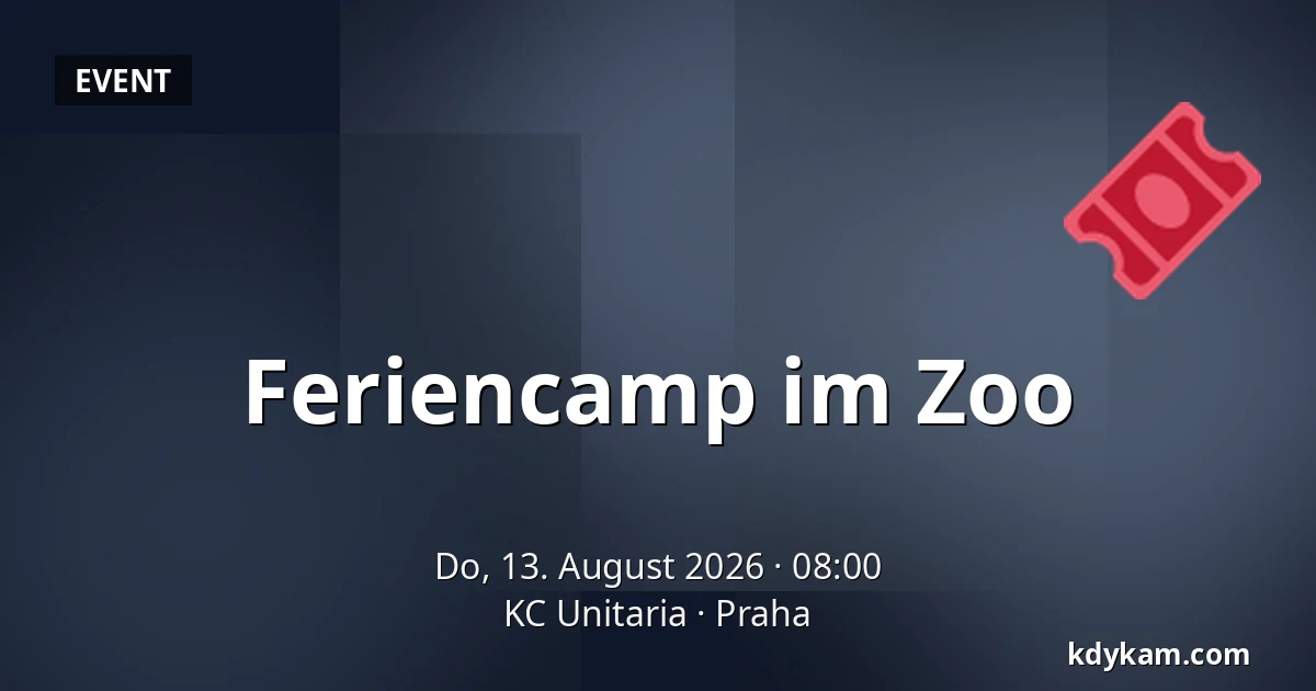 Feriencamp im Zoo — KC Unitaria, Prag
