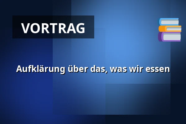 Aufklärung über das, was wir essen — Úřad městské části Brno-střed, Brünn