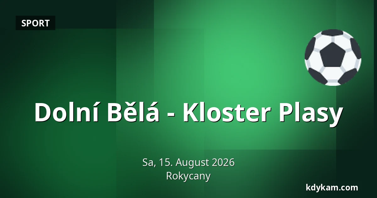 Dolní Bělá - Kloster Plasy — Rokycany