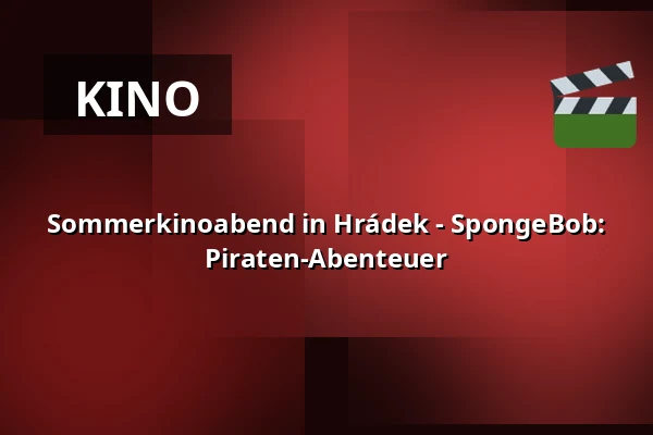 Sommerkinoabend in Hrádek - SpongeBob: Piraten-Abenteuer — amfiteátr Hrádek, Rokycany