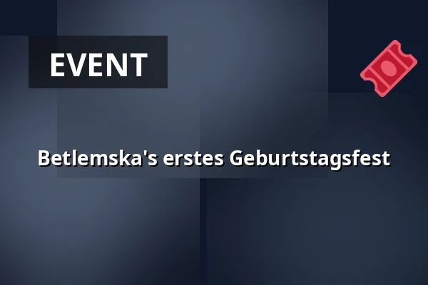 Betlemska's erstes Geburtstagsfest — Burza #4, Prag