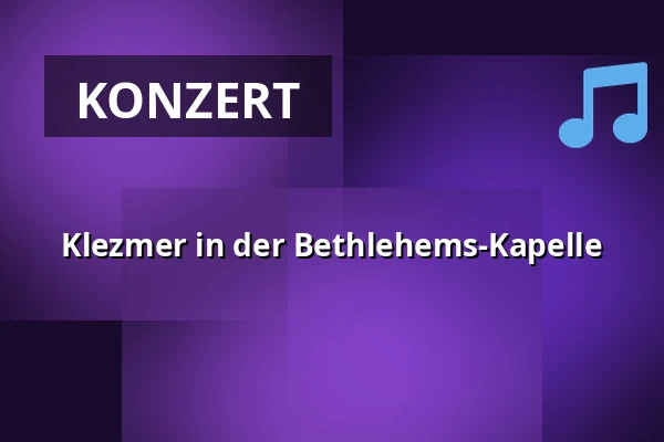 Klezmer in der Bethlehems-Kapelle — Burza #4, Prag