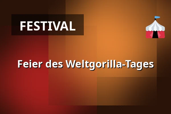 Feier des Weltgorilla-Tages — Zoologischer Garten Prag, Prag