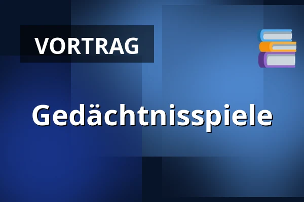 Gedächtnisspiele — Sommerkinotheater, Ivanovice na Hané