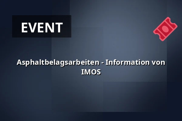 Asphaltbelagsarbeiten - Information von IMOS — Žabovřesky, Brünn