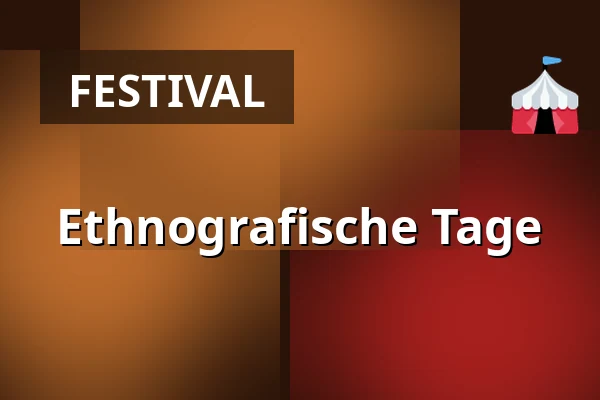 Ethnografische Tage — Národopisné muzeum Národního muzea, Prag