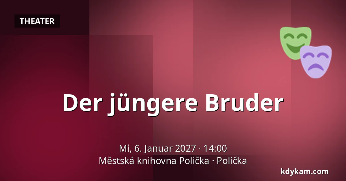Der jüngere Bruder — Stadtbibliothek Polička, Polička
