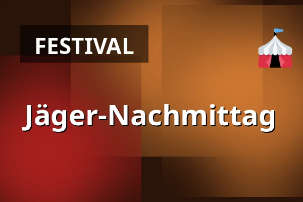 Jäger-Nachmittag — Městský park, Šlapanice
