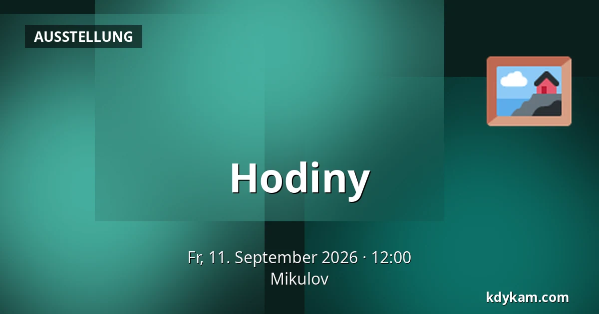 Hodiny — Mikulov