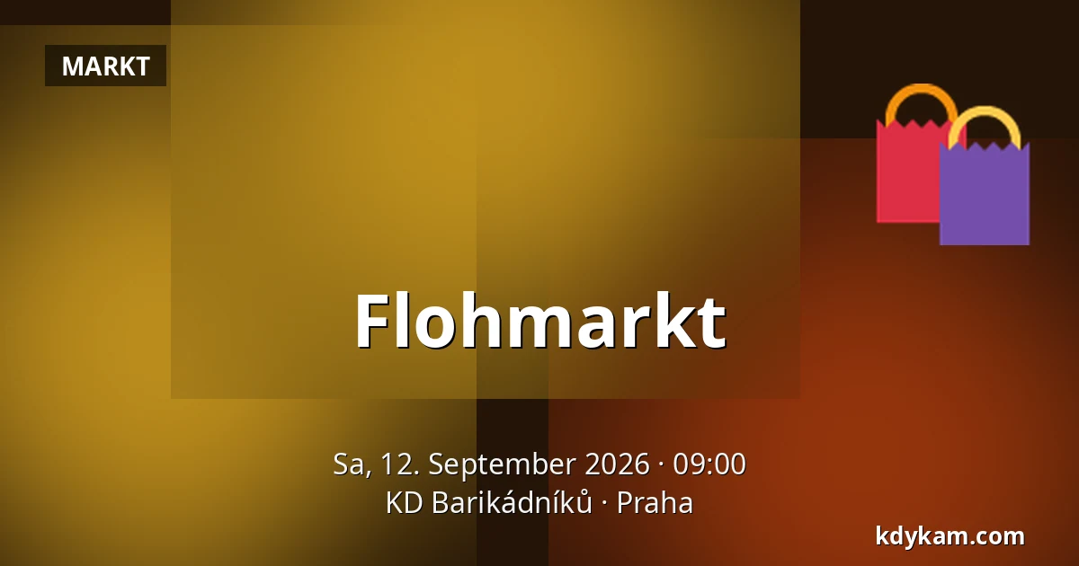 Flohmarkt — KD Barikádníků, Prag